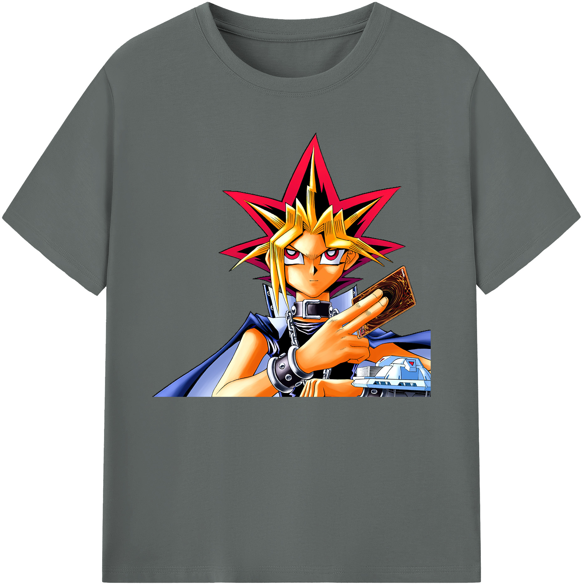 （画像用） 遊☆戯☆王 Yu-Gi-Oh! 綿100％ メンズ半袖Tシャツ｜肌触りやわらか＆通気性